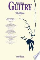 Théâtre, Mémoires d'un tricheur T1 (nouvelle édition)