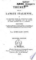 Thèmes sur la langue italienne