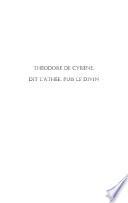 Théodore de Cyrène, dit l'Athée, puis le divin