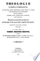 Theologiae cursus completus