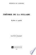 Théorie de la syllabe