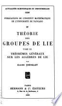 Théorie des groups de Lie. Tome II-III.