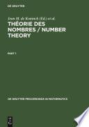Théorie des nombres / Number Theory