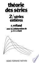Théorie des séries
