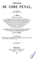 Théorie du code pénal