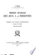 Théorie générale des jeux à n personnes