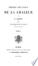 Théorie mécanique de la chaleur