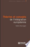 Théories et concepts de l'intégration européenne
