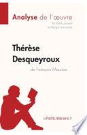 Thérèse Desqueyroux de François Mauriac (Analyse de l'oeuvre)