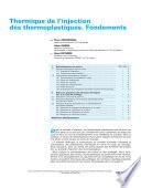 Thermique de I'injection des Thermoplastiques. Fondements