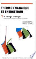 Thermodynamique et énergétique