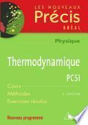 Thermodynamique PCSI