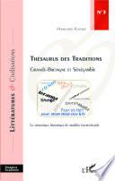 Thésaurus des Traditions