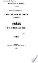 Thèse de philosophie