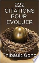 Thibault Gond, 222 citations pour évoluer