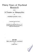 Thirty Years of Psychical Research