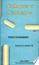 Thons et environnement