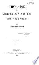 Thoraise et l'Ermitage de N.D. du Mont
