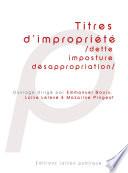 Titres d'impropriété