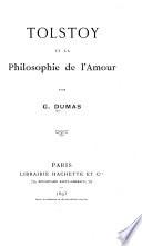 Tolstoy et la philosophie de l'amour