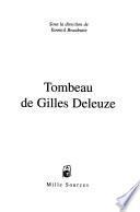 Tombeau de Gilles Deleuze