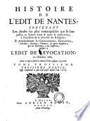 Tome Troisieme, Troisieme Partie, Qui comprend ce qui s'est passé depuis l'an 1683