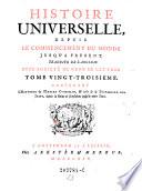 Tome Vingt-Troisieme, contenant l'Histoire de l'Empire Othoman, et celle de la Dispersion des Juifs, depuis la Ruine de Jerusalem jusqu'a notre Tems