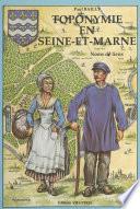 Toponymie en Seine-et-Marne