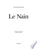 Tout l'œuvre peint des Le Nain