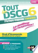 Tout le DSCG 6 - Oral d'économie