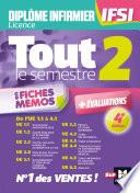 Tout le semestre 2 en fiches mémos - Diplôme infirmier - DEI IFSI- 4è ed - Révision et entrainement