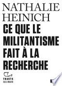 Tracts (N°29) - Ce que le militantisme fait à la recherche