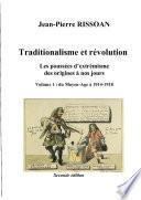 Traditionalisme et RÃ©volution