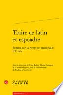 Traire de latin et espondre