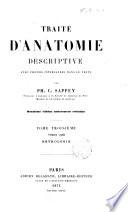 Traité d'anatomie descriptive avec figures intercalées dans le texte par Ph. C. Sappey