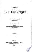 Traité d'arithmétique