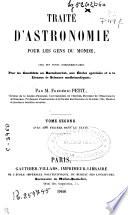 Traité d'astronomie pour les gens du monde