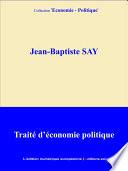 Traité d'économie politique
