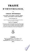 Traité d'ornithologie