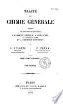 Traité de chimie générale...