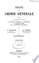Traité de chimie générale