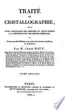Traité de cristallographie