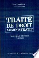 Traité de droit administratif