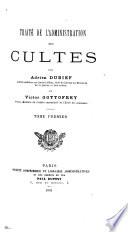 Traité de l'administration des cultes