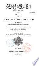 Traité de l'éducation des vers à soie au Japon