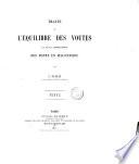 Traité de l'équilibre des voutes et de la construction des ponts en maçonnerie