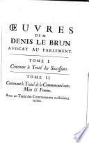 Traité de la communauté entre mari et femme