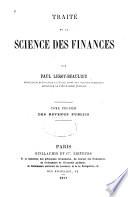 Traité de la science des finances