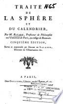 Traité de la sphère et du calendrier