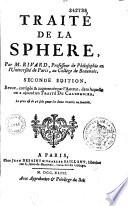 Traité de la sphère, par M. Rivard